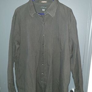 jf j.ferrar Brown Size 2 XLT MENS  Button-Down Shirt